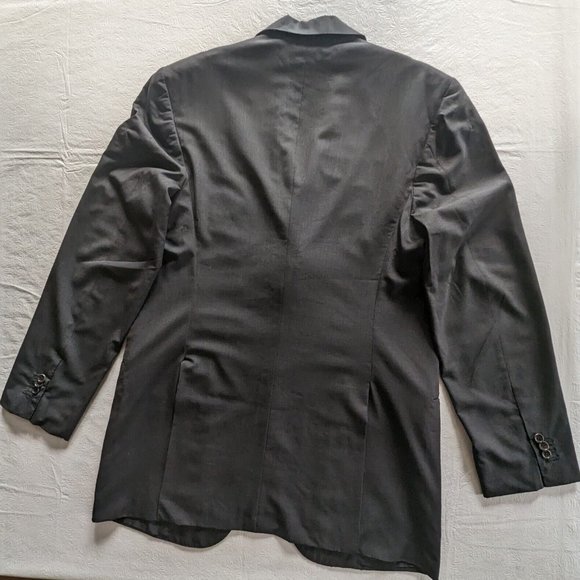 Kiton Blanc Blu Super 180 3 Roll 2 Button Wool 40R w/ Surgeons Cuff - Picture 8 of 12